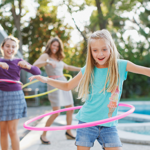 Play Hula Hoops