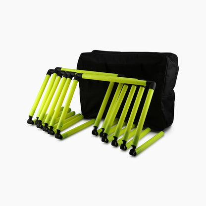 Buy Agility hurdle adjustable set of 6 with carry bag-Training Hurdle-Splay-Yellow-Adjustable-Splay UK Online