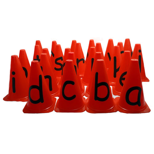 Buy Alphabet cones A to Z-Training Cone-Splay-Red-9 Inch-Splay UK Online