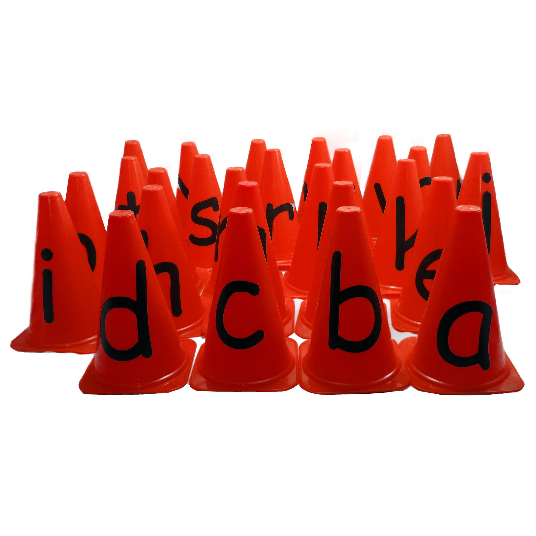 SPLAY SPORTS Red / 9 Inch Training Cone Alphabet cones A to Z