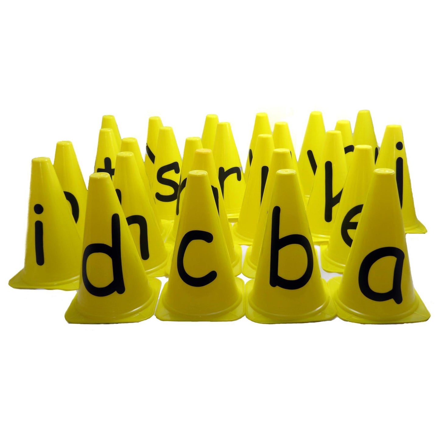 SPLAY SPORTS Yellow / 9 Inch Training Cone Alphabet cones A to Z