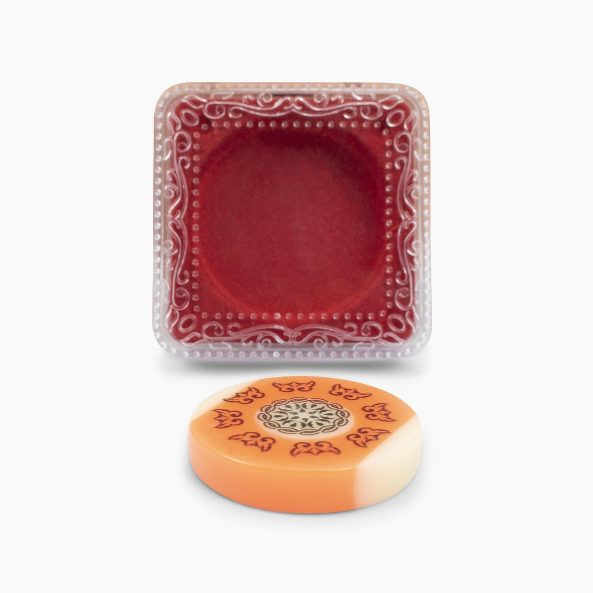 Buy Ball Design Carrom Board Striker – 14g Acrylic-Carrom Board Striker-Splay-Orange-Splay UK Online