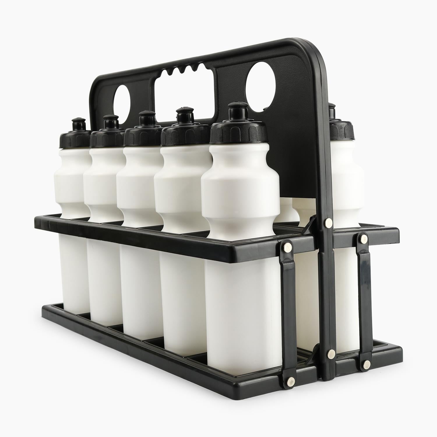 Buy Bottle Carrier with 10 Pull up Water Bottles-Splay-White-Splay UK Online