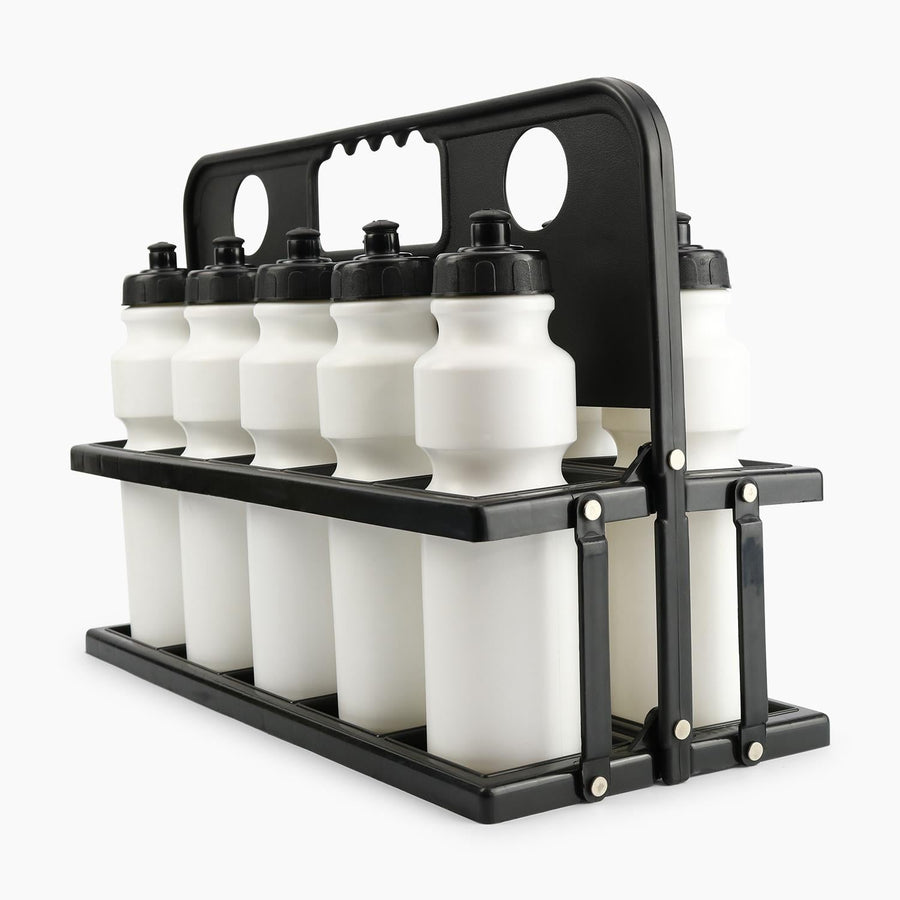 Buy Bottle Carrier with 10 Pull up Water Bottles-Splay-White-Splay UK Online