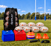 Splay Youth Rugby Coach Training Kit – Balls, Bibs & Bag