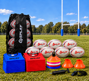 Splay Youth Rugby Coach Training Kit – Balls, Bibs & Bag