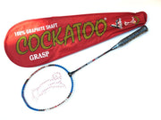 Buy Cockatoo Grasp Badminton Racket – Red, 90g-Badminton Racket-Cockatoo-Splay UK Online