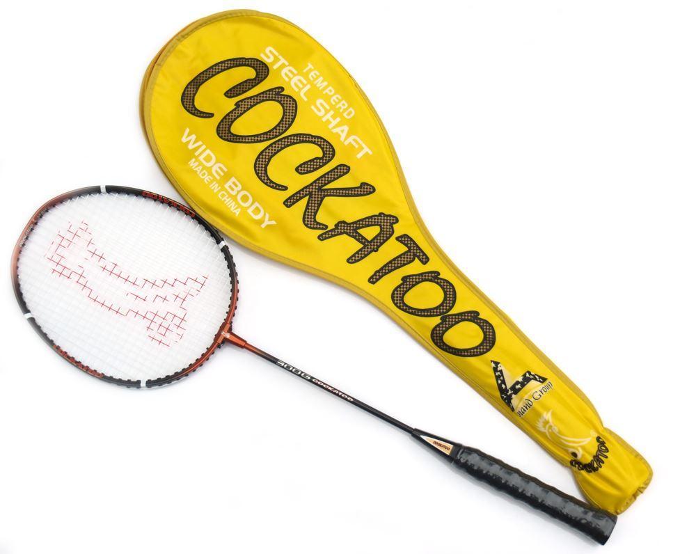 Buy Cockatoo Wide Body Badminton Racket - 300G (Yellow)-Badminton Racket-Cockatoo-Splay UK Online