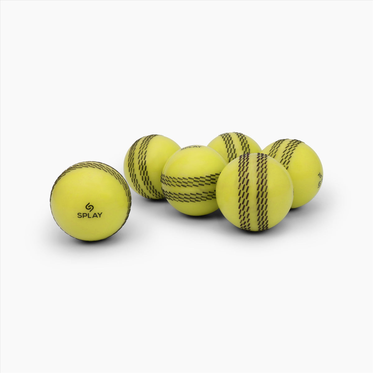 Buy Cricket Windball with Stitching (6 Pack)-Cricket Ball-Splay-Yellow-Splay UK Online