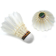 Buy Devit Duck Feather Badminton Shuttlecocks – Pack of 10-Badminton Shuttlecock-Devit-White-Splay UK Online