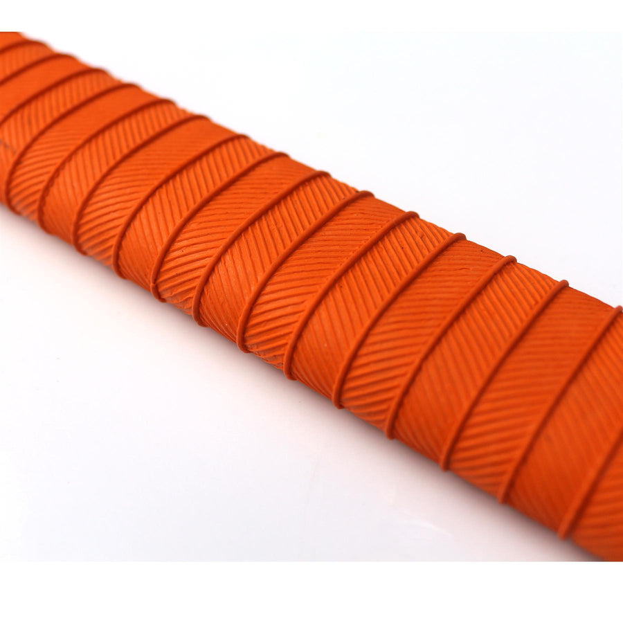 Buy Heritage Striped Spiral Cricket Bat Grip-Cricket Bat Grip-Heritage-Orange-Splay UK Online