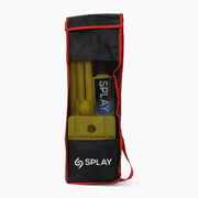 Splay Yellow Kwik Cricket Set with Bat, Stumps, Ball & Carry Bag