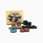 Buy Natraj Wooden Carrom Counter Set – 24 Pieces-Carrom Counters-Splay-Splay UK Online