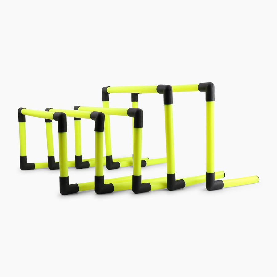 Buy Portable Adjustable Agility Hurdles – Pack of 5-Splay-Adjustable-Yellow-Splay UK Online