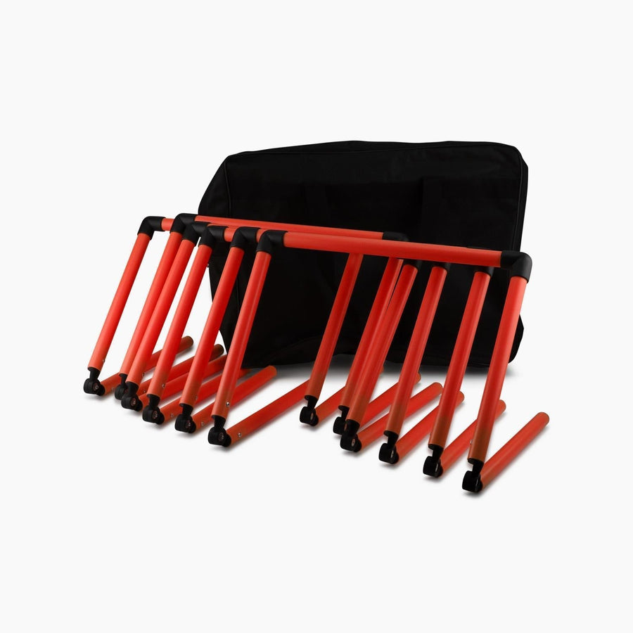 Buy Splay Adjustable Agility Hurdles with Carry Bag – Set of 6-Training Hurdle-Splay-Red-Adjustable-Splay UK Online