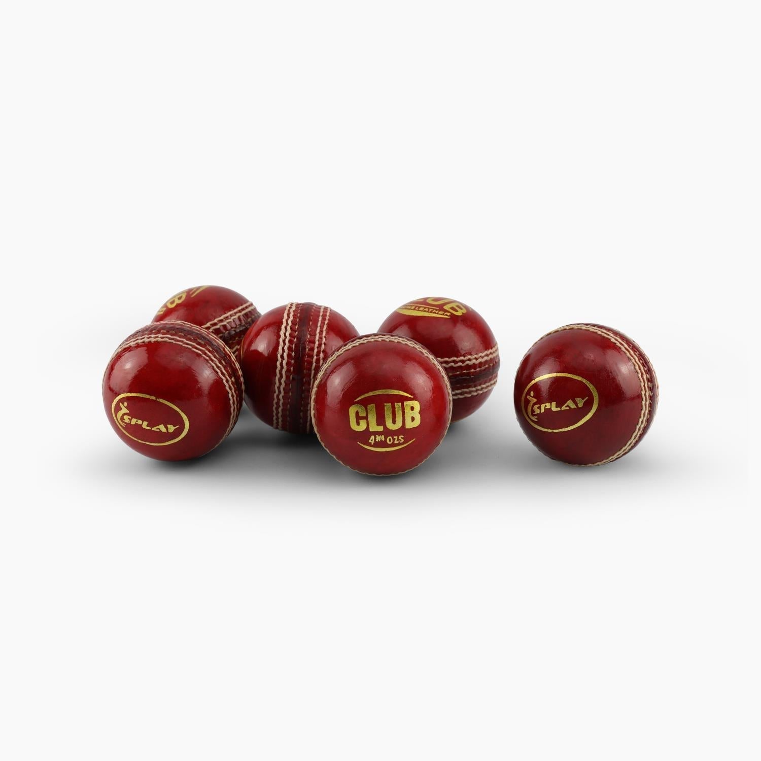 Buy Splay Club Cricket Ball (6 Pack)-Cricket Ball-Splay-Red-Junior-Splay UK Online