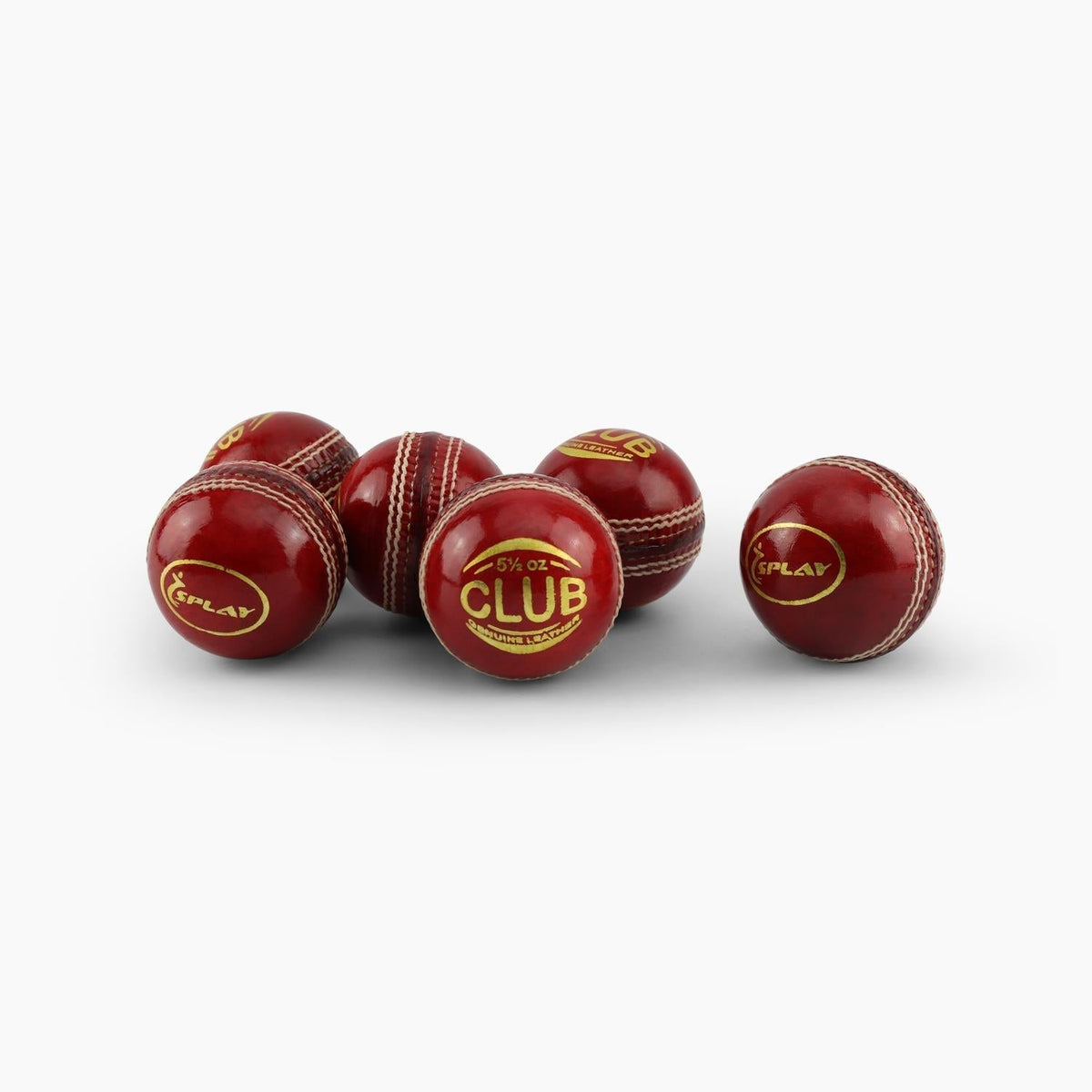 Buy Splay Club Cricket Ball (6 Pack)-Cricket Ball-Splay-Red-Senior-Splay UK Online