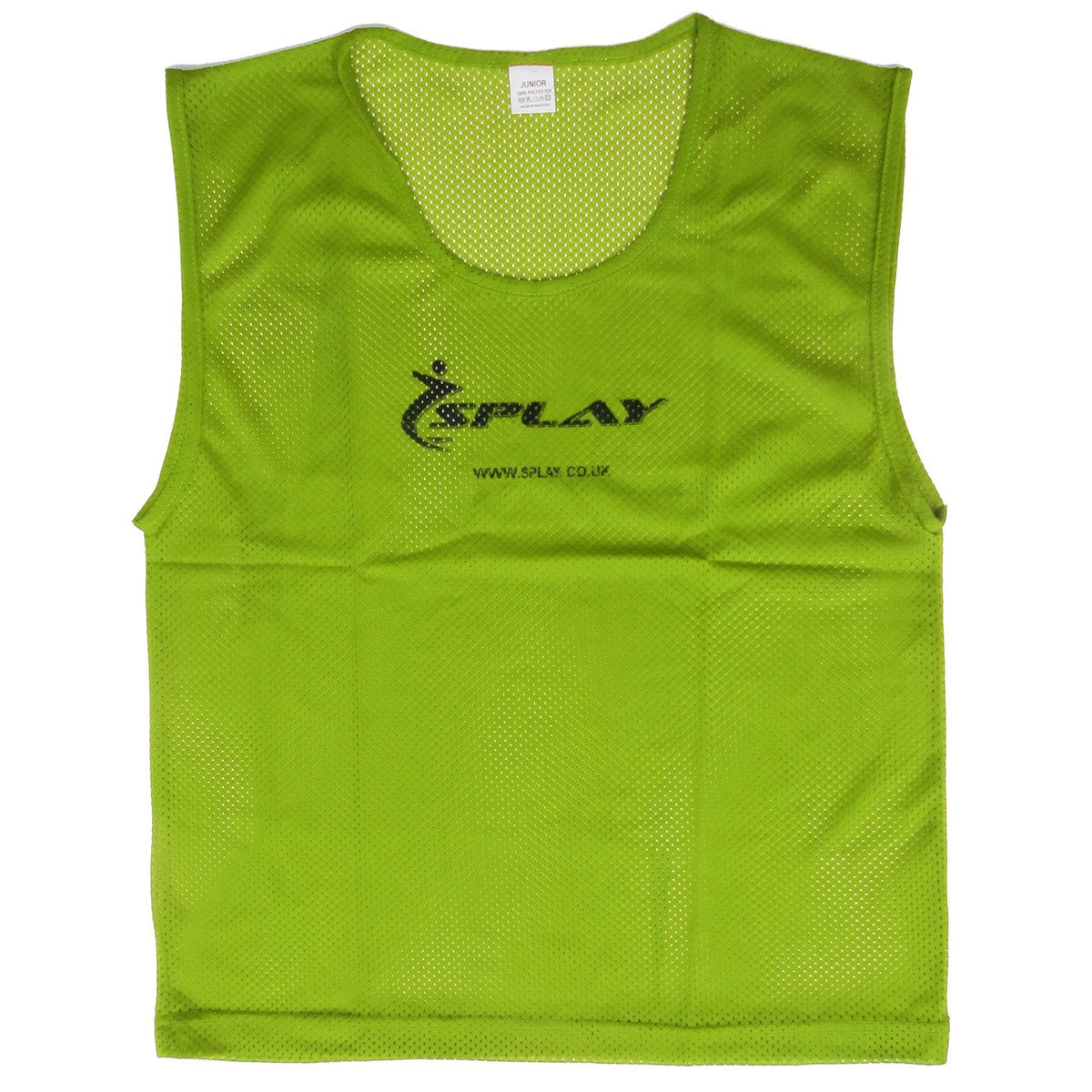 Buy Splay Club SS Junior Training Bibs – 10 Pack-Training Bib-Splay-Yellow-Junior-Splay UK Online