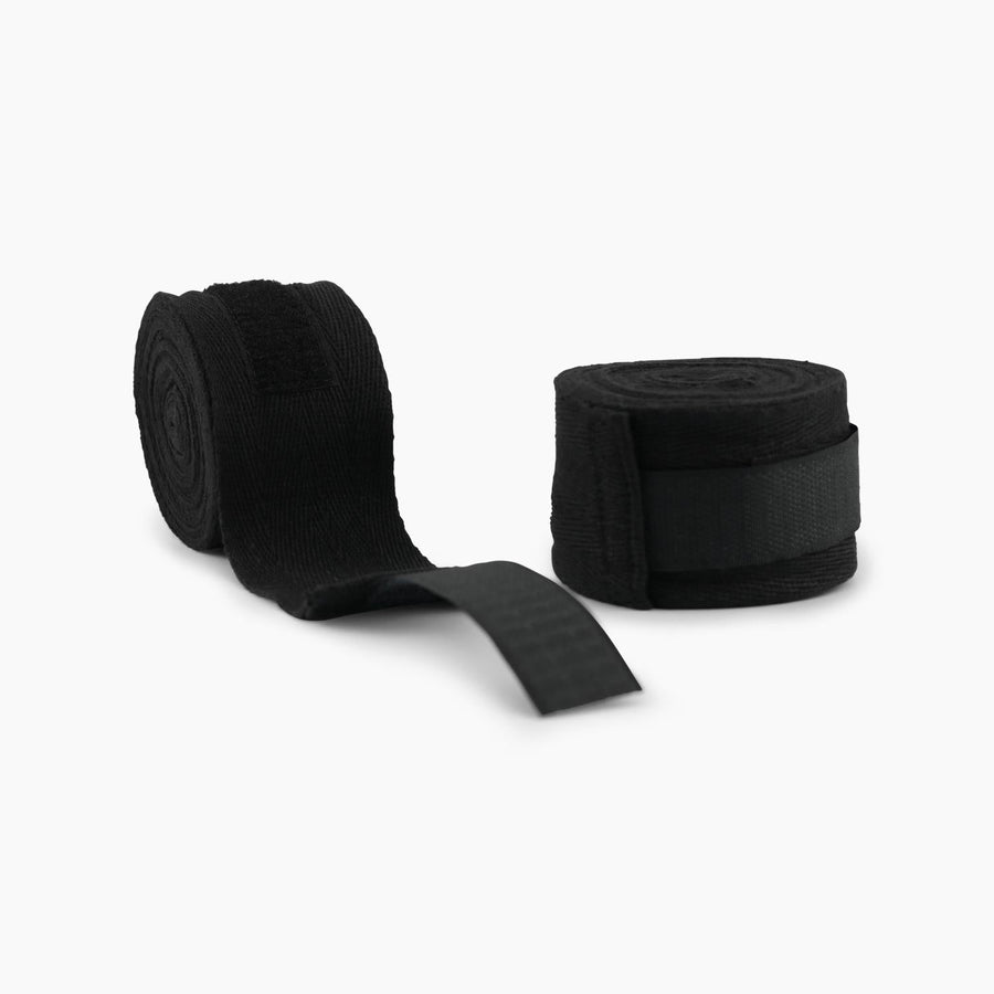 Buy Splay Cotton Boxing Hand Wraps – Pair-Boxing Hand Wraps-Splay-Black-170 Inch-Splay UK Online