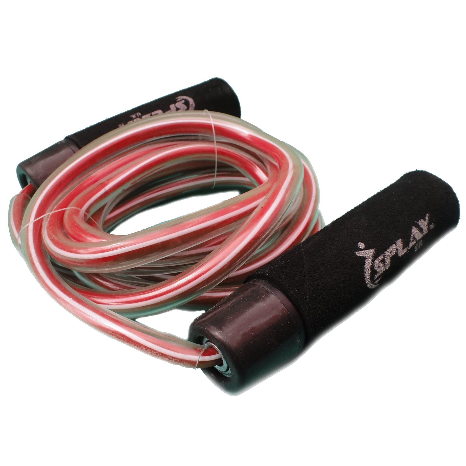Buy Splay Double Nylon Skipping Rope with Foam Handles – 9ft-Skipping Rope-Splay-Red-Splay UK Online