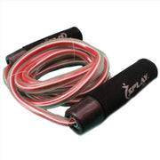 Buy Splay Double Nylon Skipping Rope with Foam Handles – 9ft-Skipping Rope-Splay-Red-Splay UK Online
