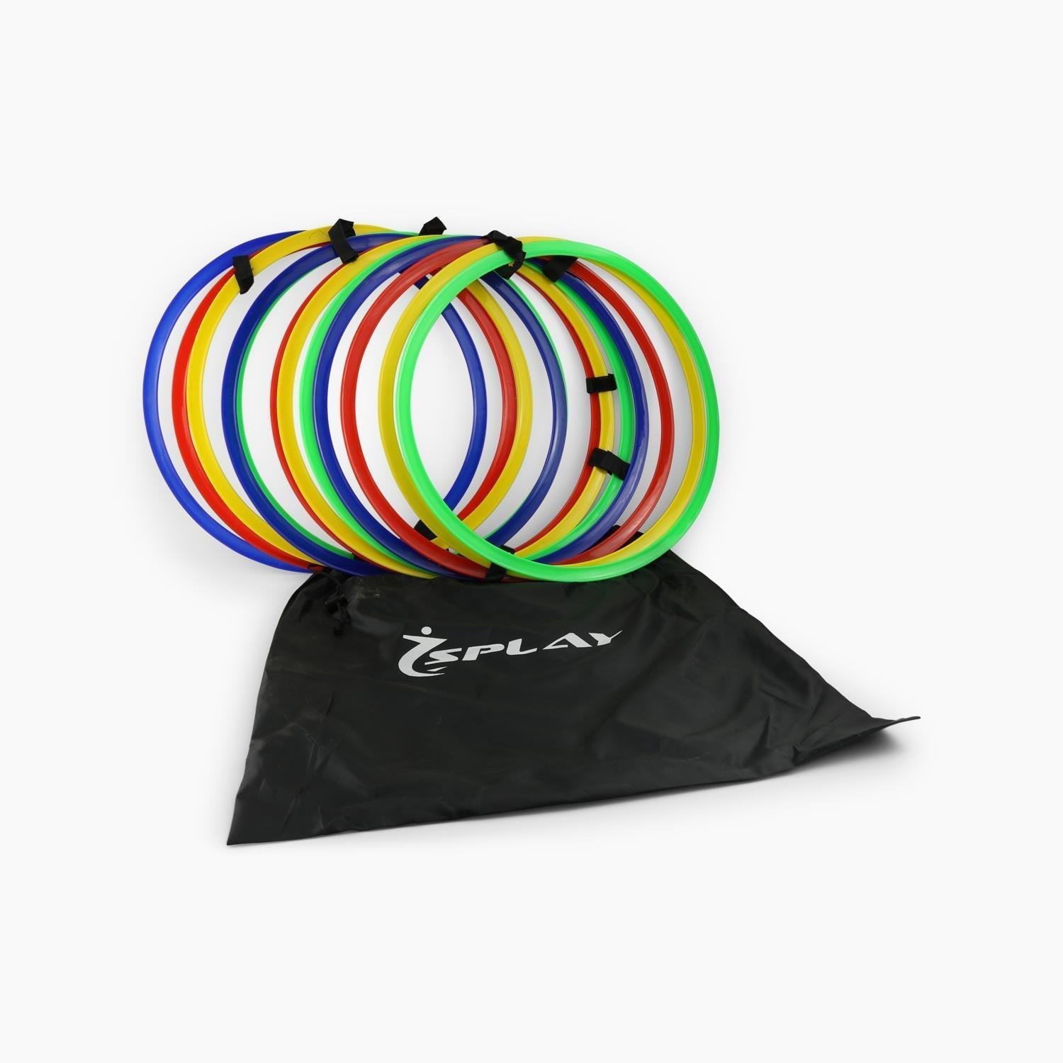 Buy Splay Flat Speed & Agility Rings with Velcro – Set of 12, 45cm (18in)-Agility Ring-Splay-Splay UK Online