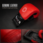 Buy Splay Leather Boxing Bag Mitts Kit with Hand Wraps & Carry Bag-Boxing Kit-SPLAY-Splay UK Online
