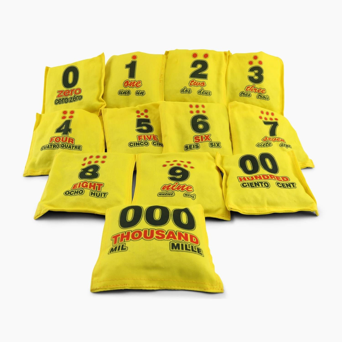 Buy Splay Numbered Bean Bags – Pack of 12-Bean Bags-Splay-Splay UK Online