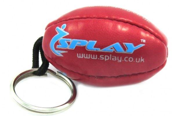 Buy Splay Rugby Ball Key Ring-Key Ring-Splay-Red-One Size-Splay UK Online