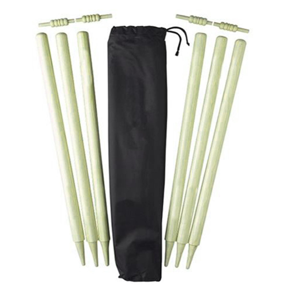 Buy Splay Wooden Cricket Stumps Set – 6 Stumps, 4 Bails & Bag-Cricket Stumps-Splay-Splay UK Online