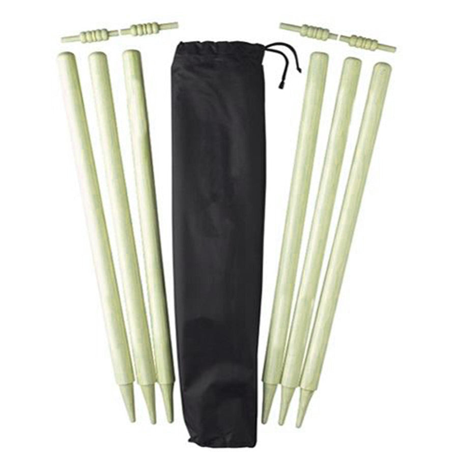 Buy Splay Wooden Cricket Stumps Set – 6 Stumps, 4 Bails & Bag-Cricket Stumps-Splay-Splay UK Online
