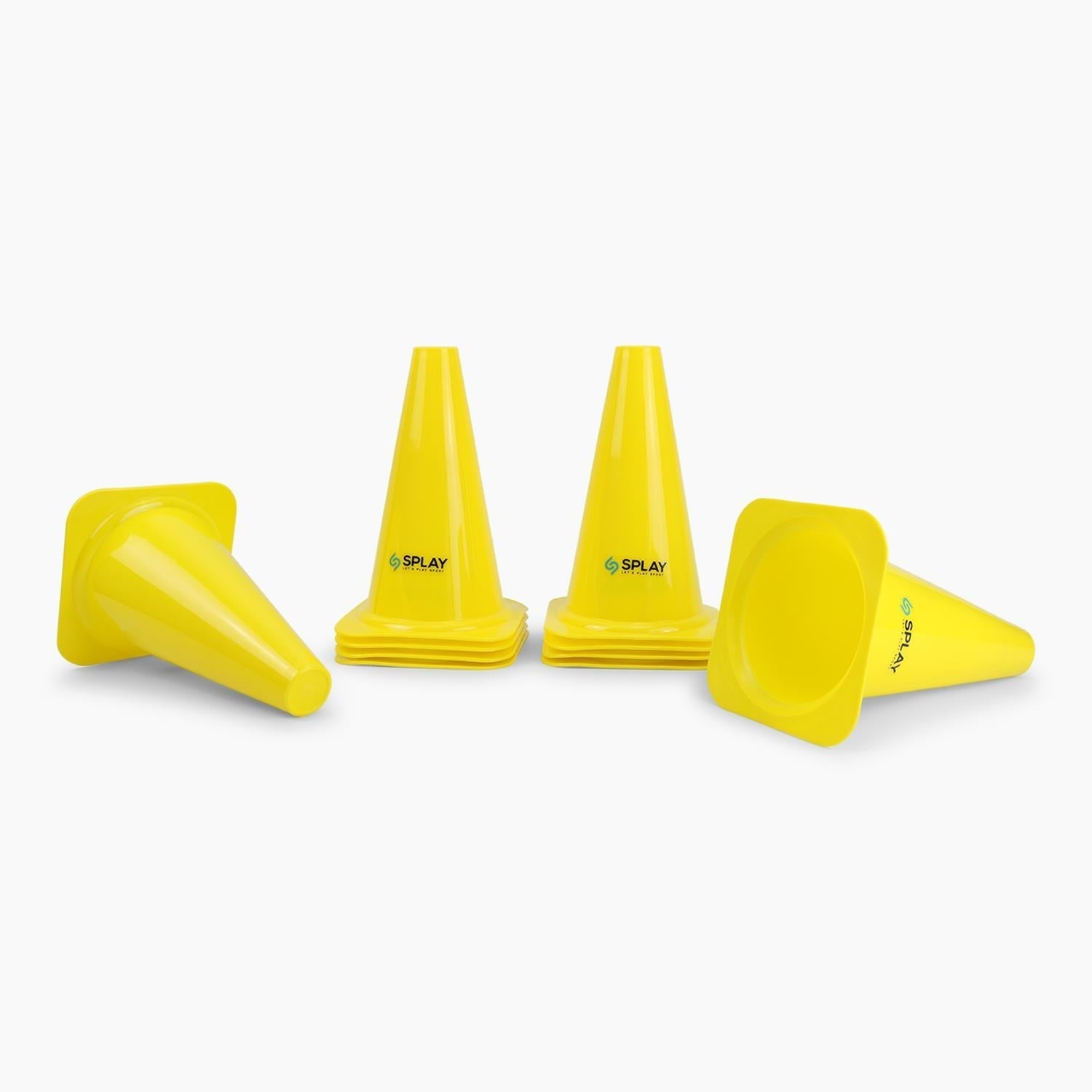 Buy Training Traffic Cone (10 Pack)-Training Cone-Splay-Yellow-7 Inch-Splay UK Online