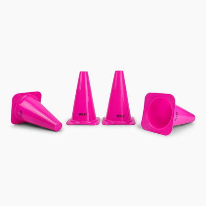 Buy Training Traffic Cone (4 Pack)-Training Cone-Splay-Pink-6 Inch-Splay UK Online