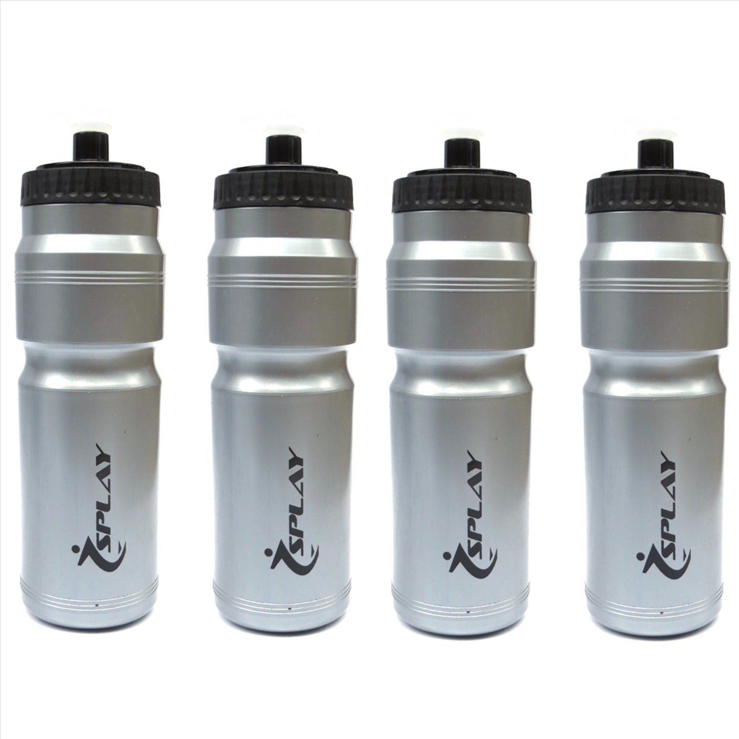 Buy Water Bottle 4 Pack-Water Bottle-Splay-Silver-Splay UK Online