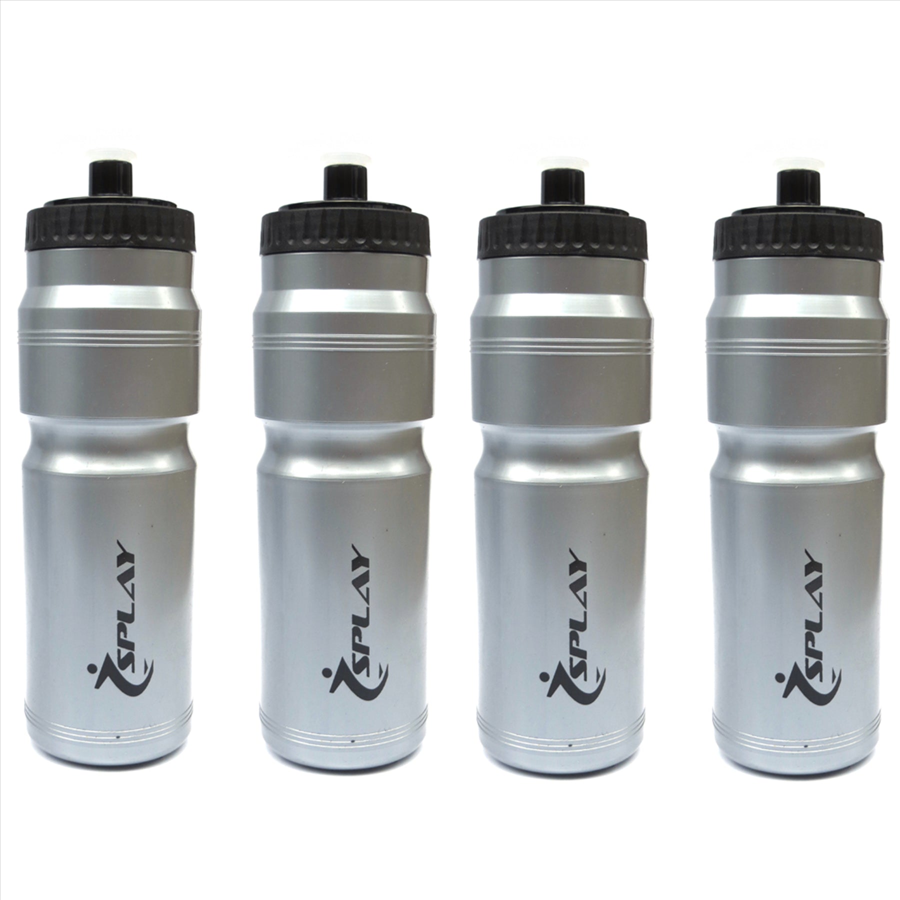 Buy Water Bottle 4 Pack-Water Bottle-Splay-Silver-Splay UK Online