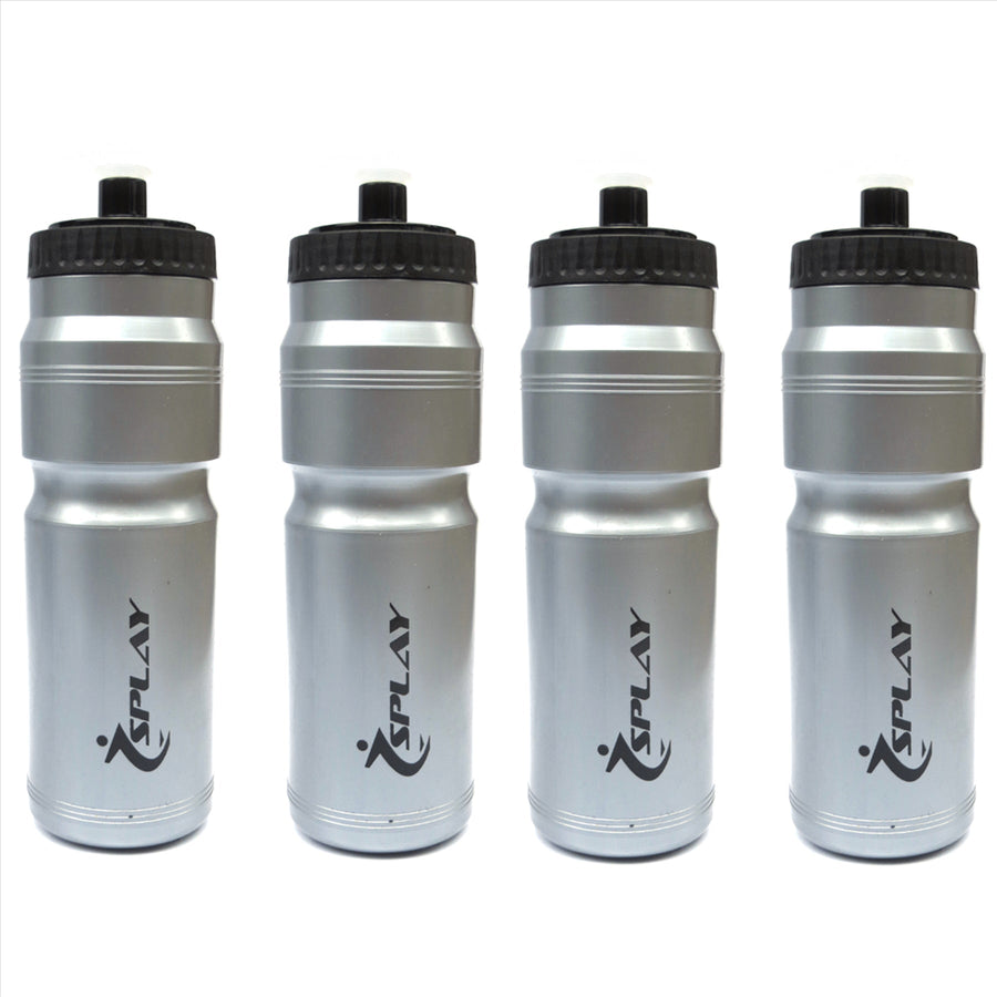 Buy Water Bottle 4 Pack-Water Bottle-Splay-Silver-Splay UK Online