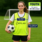 Splay PE and agility training kit with orange training equipment and Youth bibs