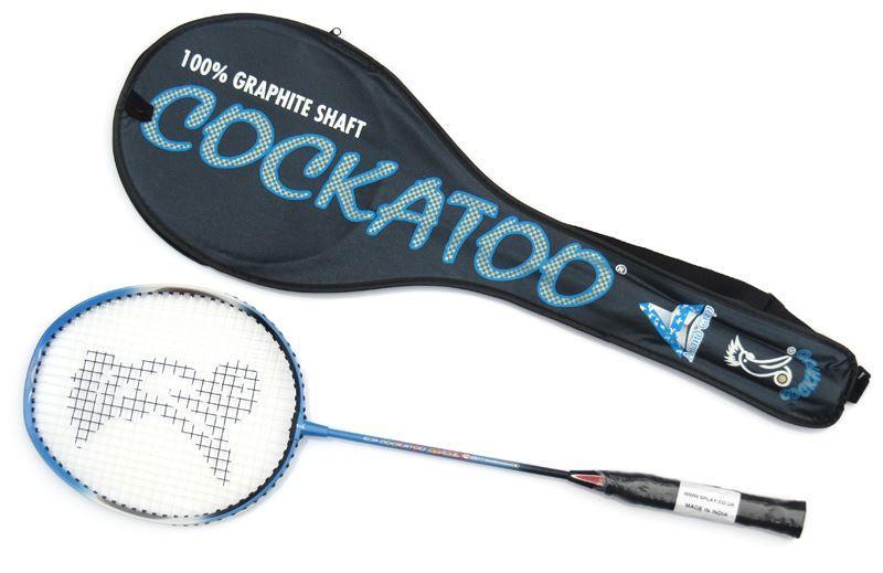 Buy Cockatoo Graphite shaft Badminton Racket - Black-Badminton Racket-Splay (UK) Limited-Splay UK Online