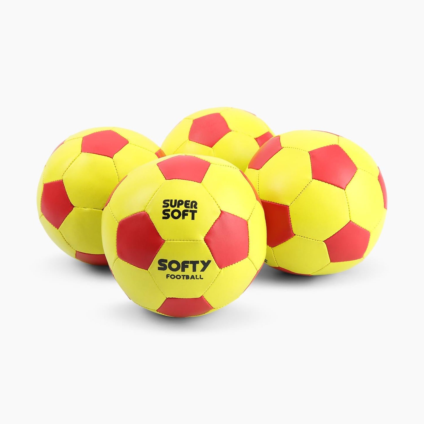 Buy Softy Football - Red/Yellow (4 Pack)-Splay (UK) Limited-3-Red/Yellow-Splay UK Online