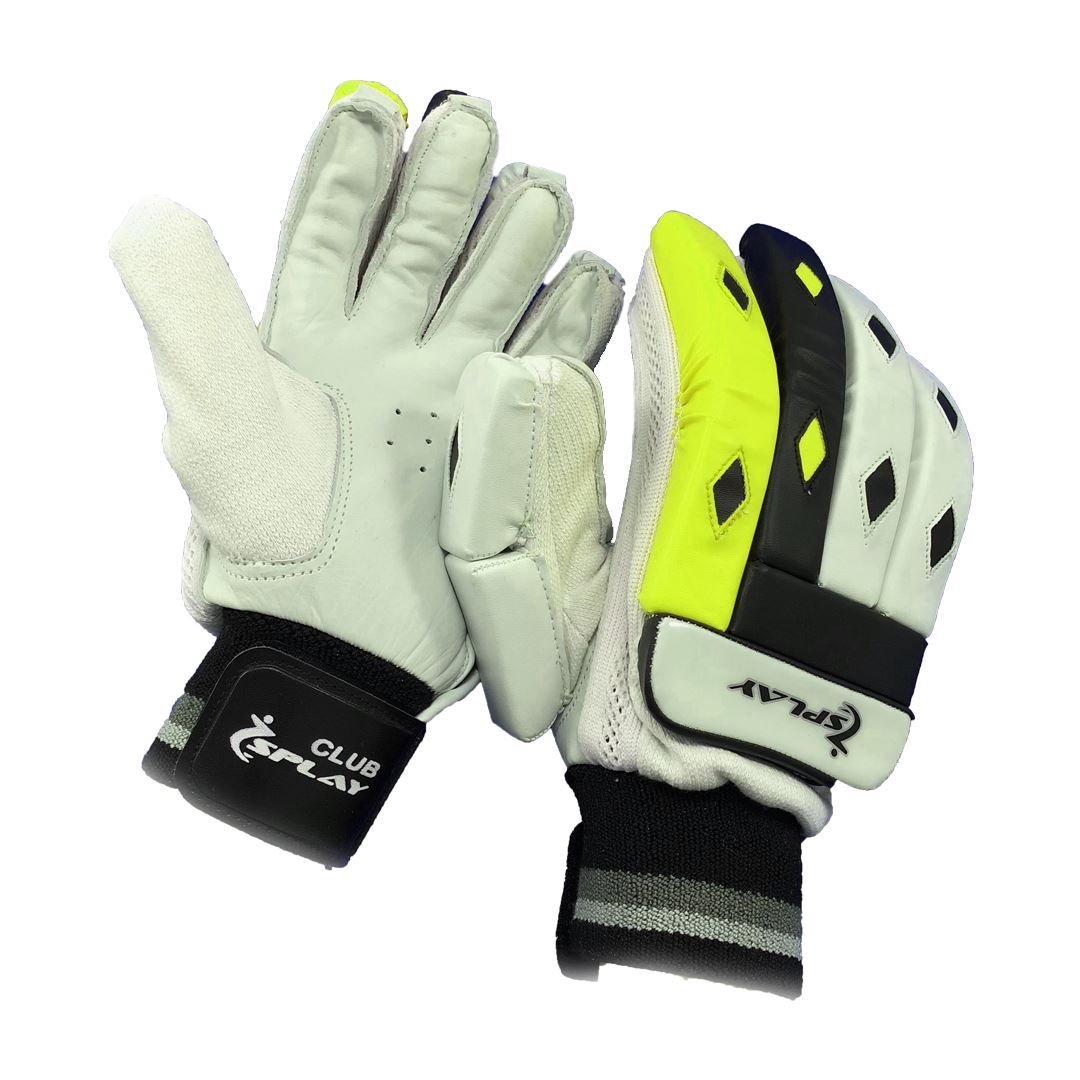 Buy Splay Club Batting Gloves-Cricket Batting Gloves-Splay (UK) Limited-Youth-Right Hand-Green-Splay UK Online