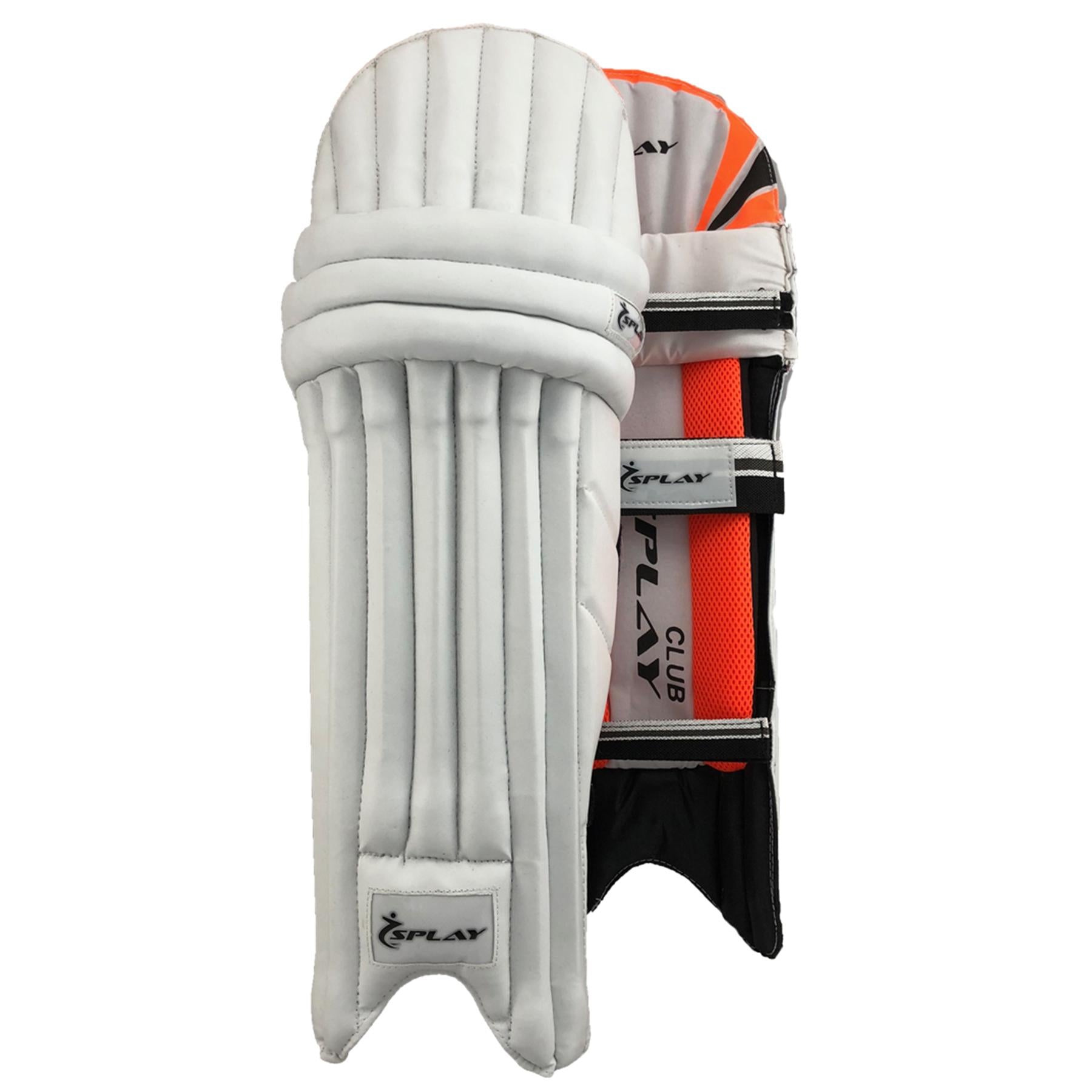 Buy Splay Club Leg Guard-Cricket Batting Pads-Splay (UK) Limited-(Orange)-Men-Right Hand-Splay UK Online