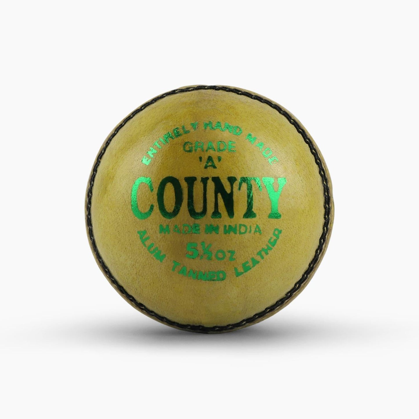 Buy Splay County Cricket Ball (Senior)-Cricket Ball-Splay (UK) Limited-Yellow-Senior-Splay UK Online