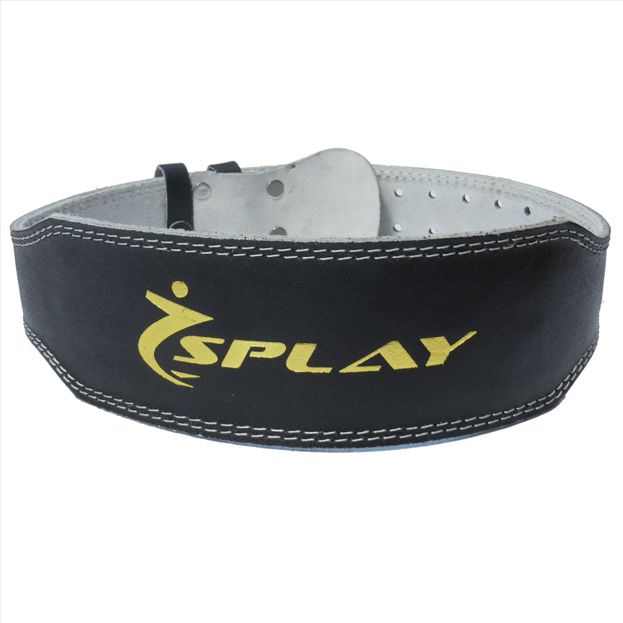 Buy Splay Gold Leather Weightlifting Belt-Weightlifting Belt-Splay-Splay UK Online