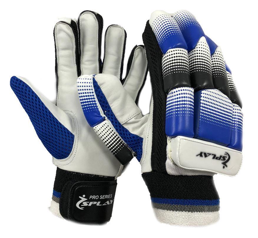 Buy Splay Pro Series Batting Gloves-Cricket Batting Gloves-Splay (UK) Limited-Blue-Boys-Right Hand-Splay UK Online