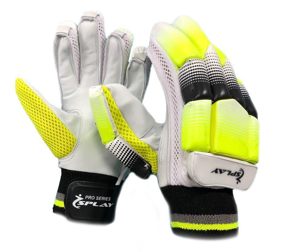 Buy Splay Pro Series Batting Gloves-Cricket Batting Gloves-Splay (UK) Limited-Green-Men-Right Hand-Splay UK Online