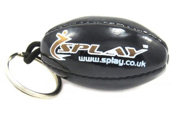Buy Splay Rugby Ball Key Ring-Splay (UK) Limited-Black-One Size-Splay UK Online