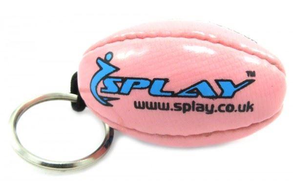 Buy Splay Rugby Ball Key Ring-Splay (UK) Limited-Pink-One Size-Splay UK Online